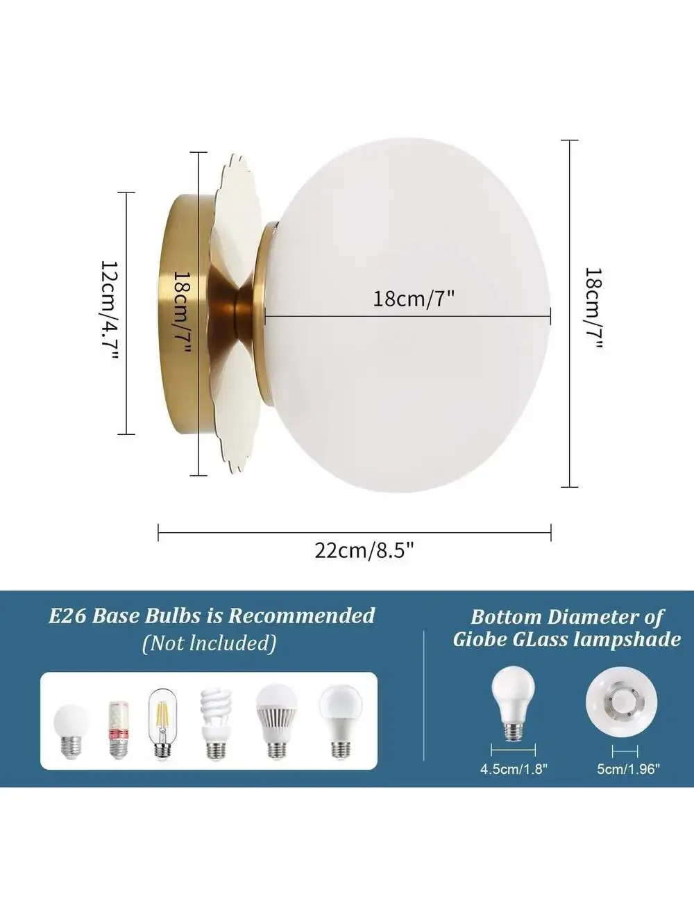 N/A modern globe